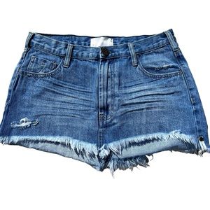 One Teaspoon Junkyard Denim Mini Skirt, Texan Blue, Size 27